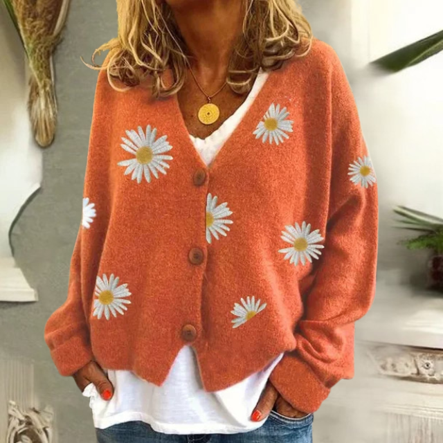 Alaina | Charming Daisy Cardigan
