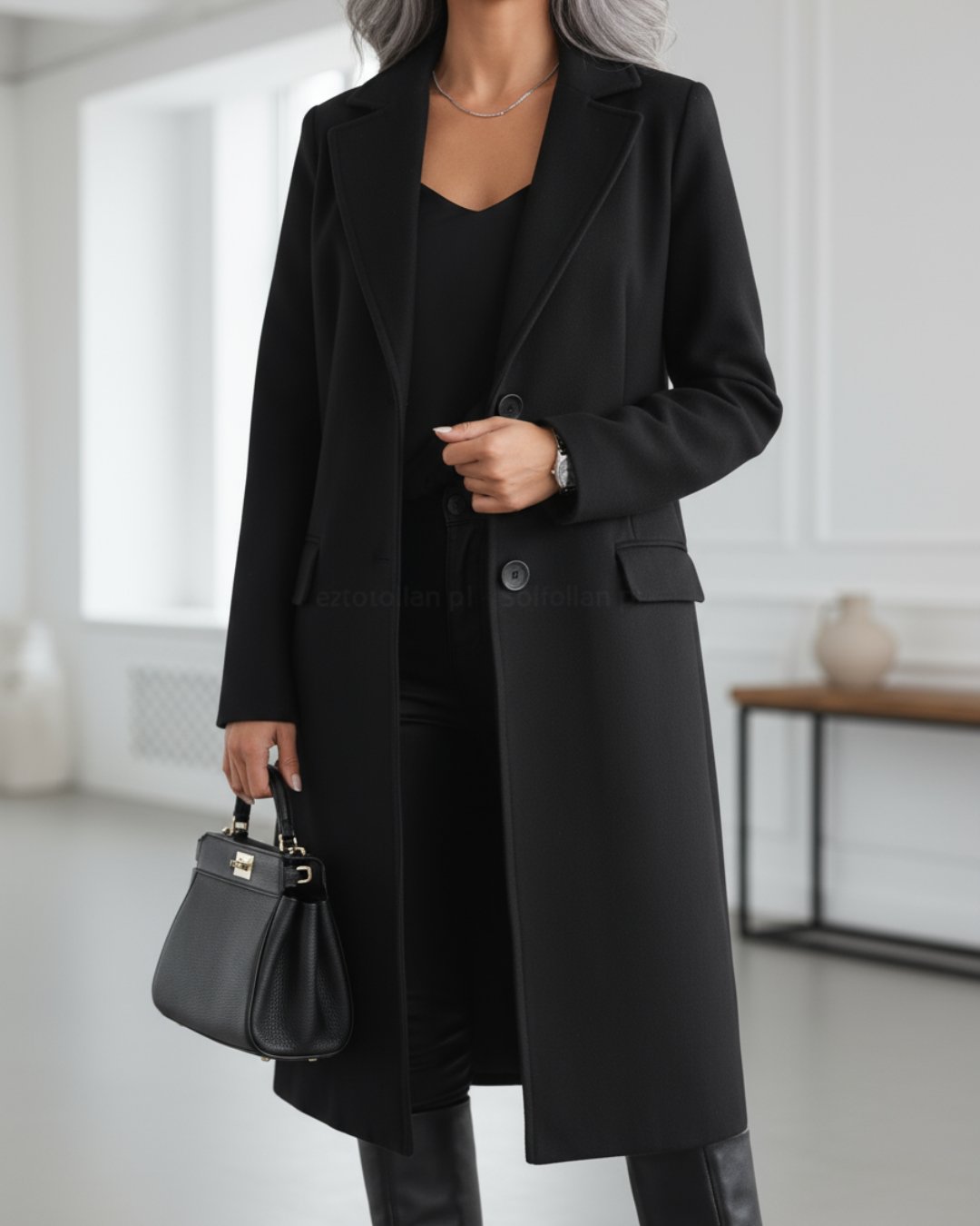 Thaline | Chic Longline Overcoat
