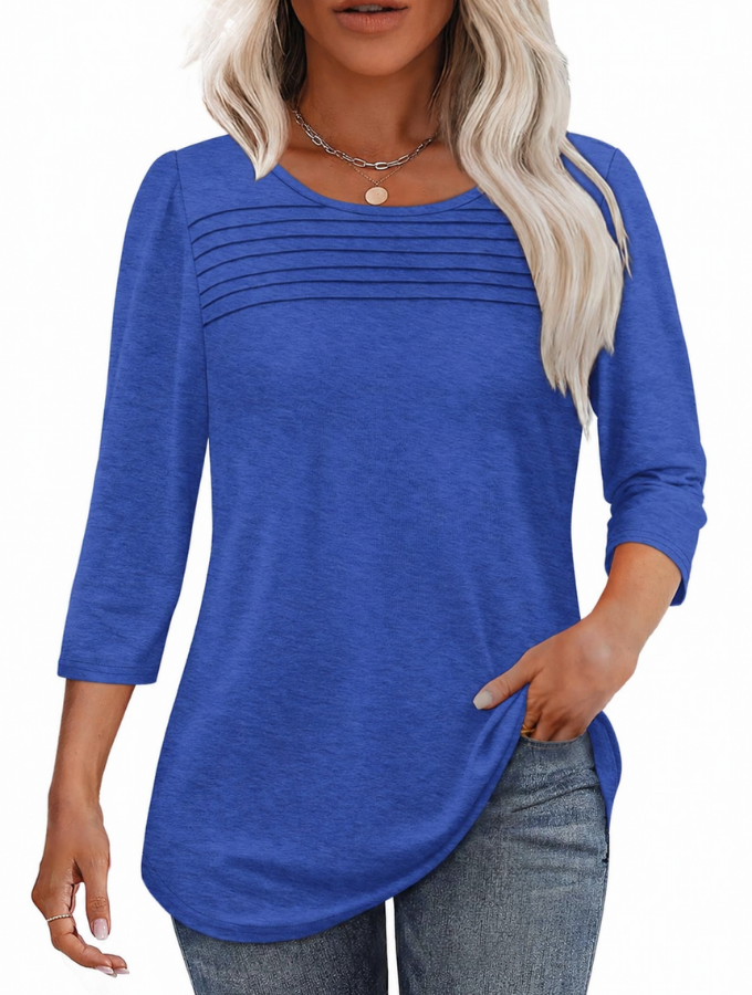 Annelie | Stylish Pleat Top
