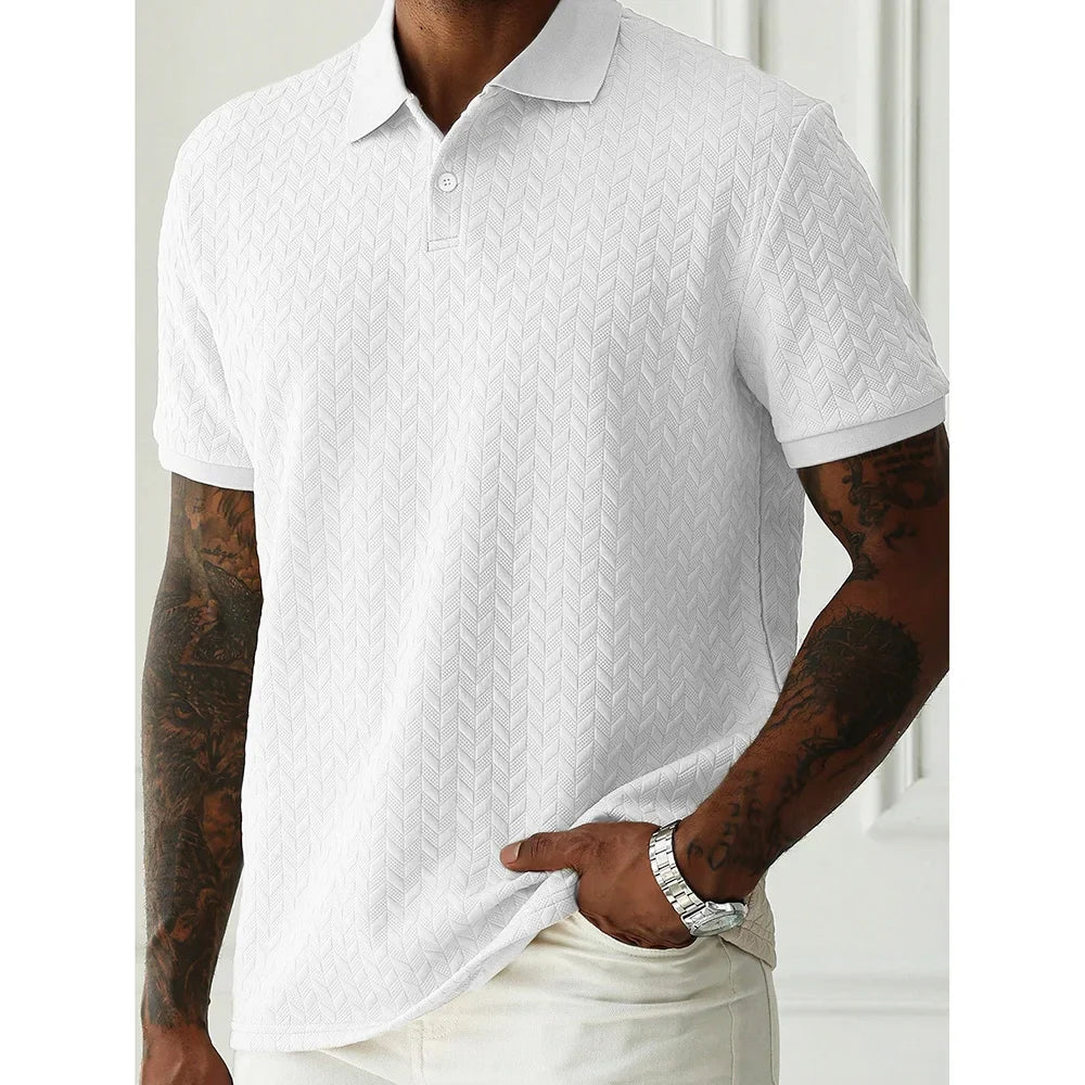 Spencer | Short-Sleeve Fashion Button-Up Shirt