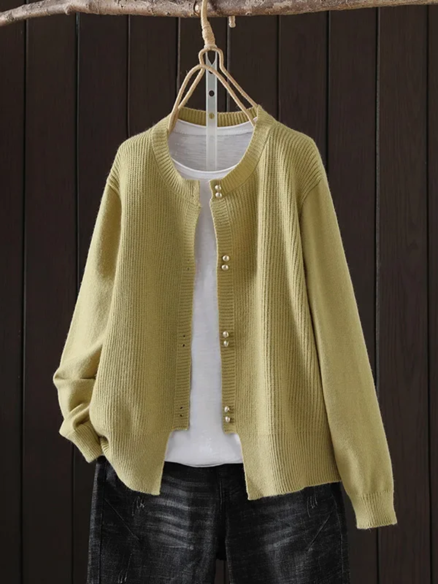Camia | Round Neck Cardigan