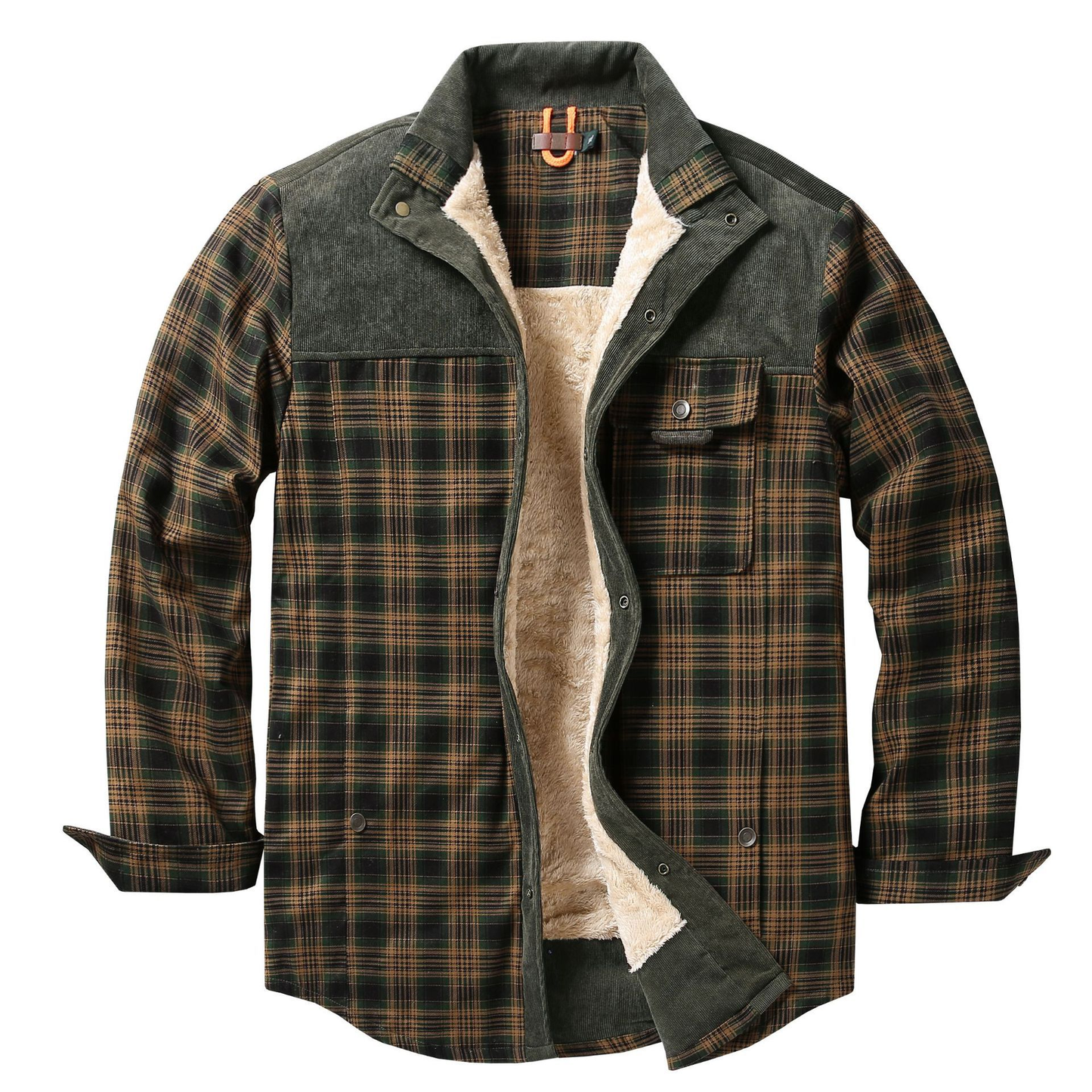 Vireo | Casual Stand Collar Plaid Jacket