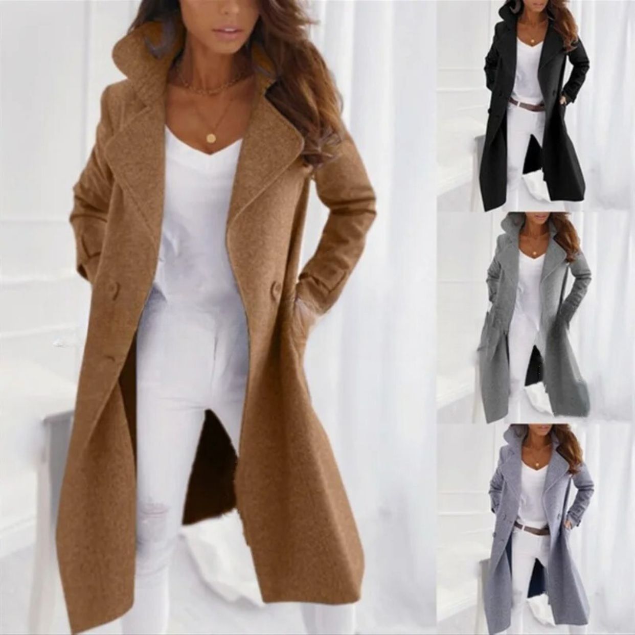 Dahlia | Contemporary Chic Longline Coat