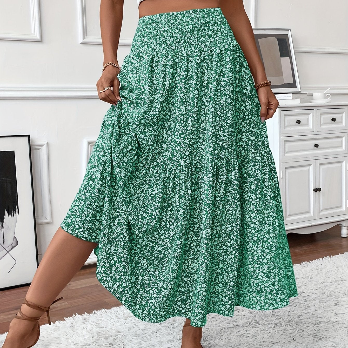 Karina | Timeless Floral Skirt