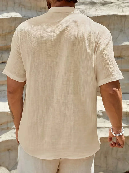 Scott | Cozy Stand-Collar Summer Shirt