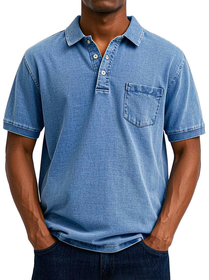 Max | Relaxed Vintage Style Polo Shirt