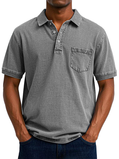Max | Relaxed Vintage Style Polo Shirt