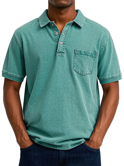 Max | Relaxed Vintage Style Polo Shirt