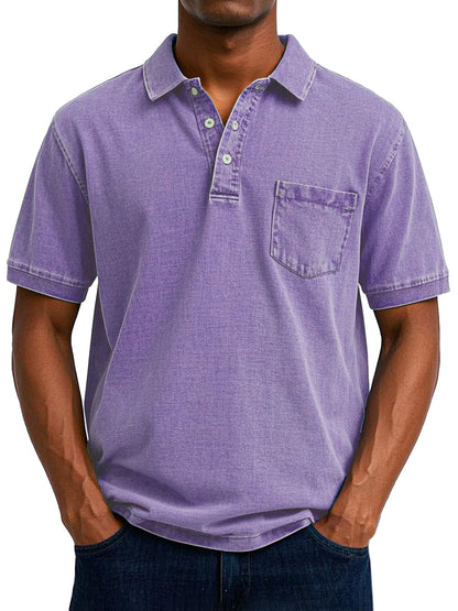 Max | Relaxed Vintage Style Polo Shirt