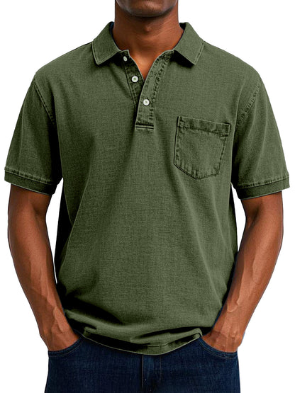Max | Relaxed Vintage Style Polo Shirt