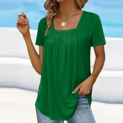 Nami | Flowy Square-Neck Blouse