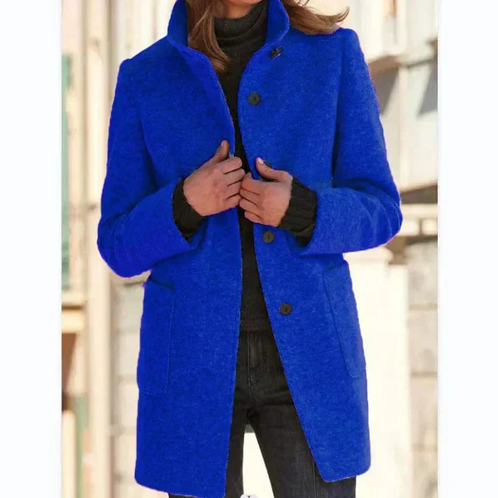 Ysa | Classic Stand Collar Button Coat