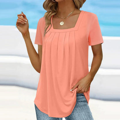 Nami | Flowy Square-Neck Blouse