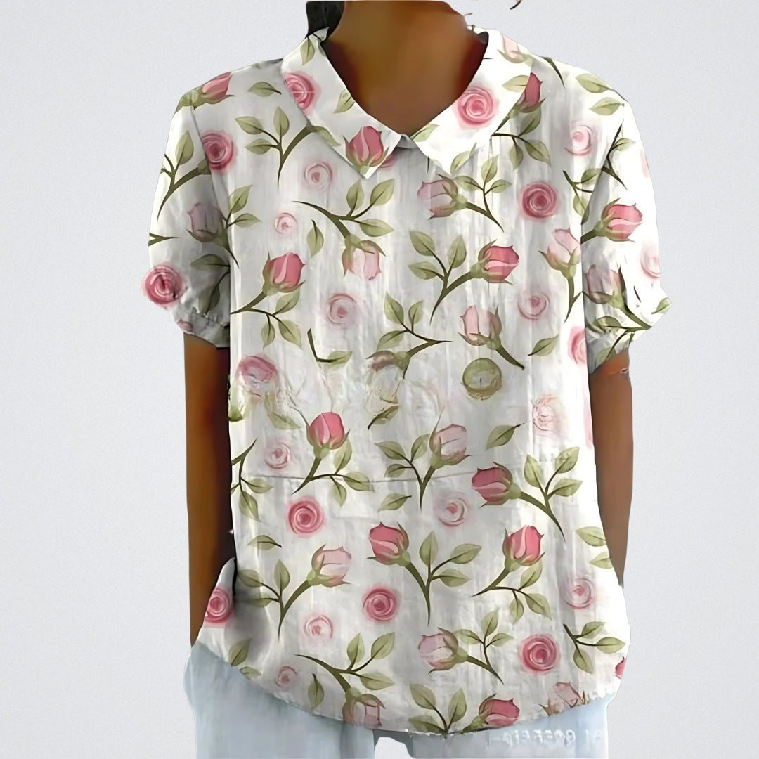 Linzielle | Floral French Vintage Blouse