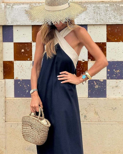 Claudinia | Halter Neck Summer Dress
