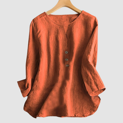 Amira | Elegant Button Blouse