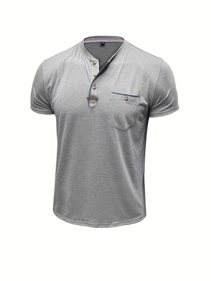 Slade | Classic Round Neck Pocket Shirt