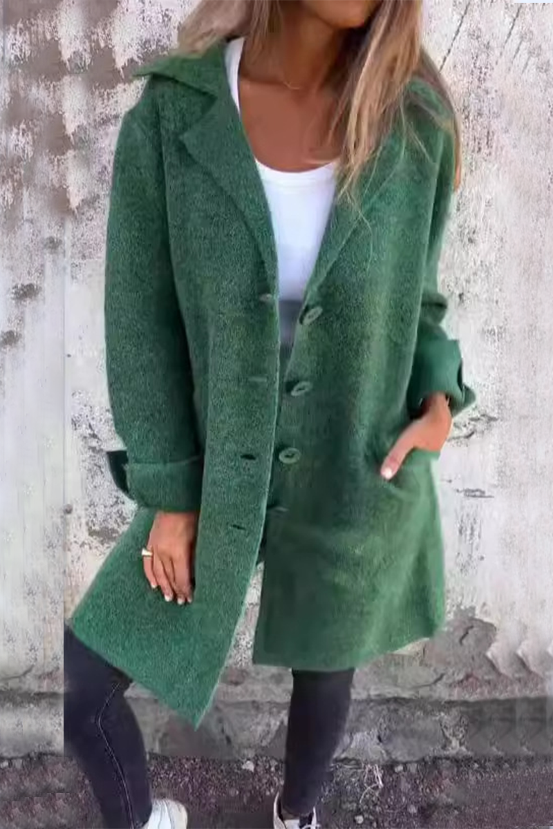 Naomi | Chic Buttoned Long Coat