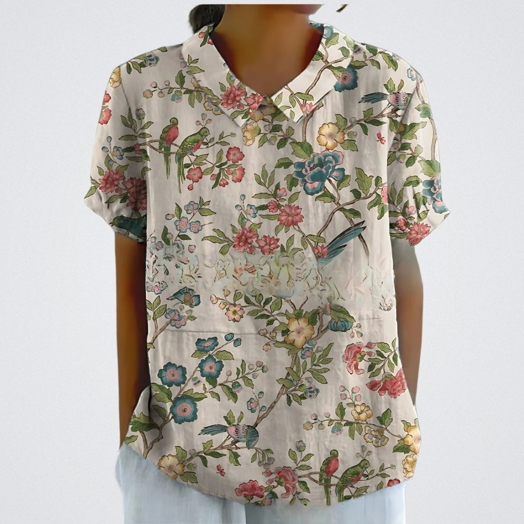 Lielle | Floral French Vintage Blouse