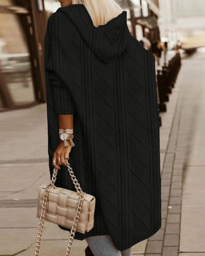 Goanne | Stylish Long Hooded Cardigan