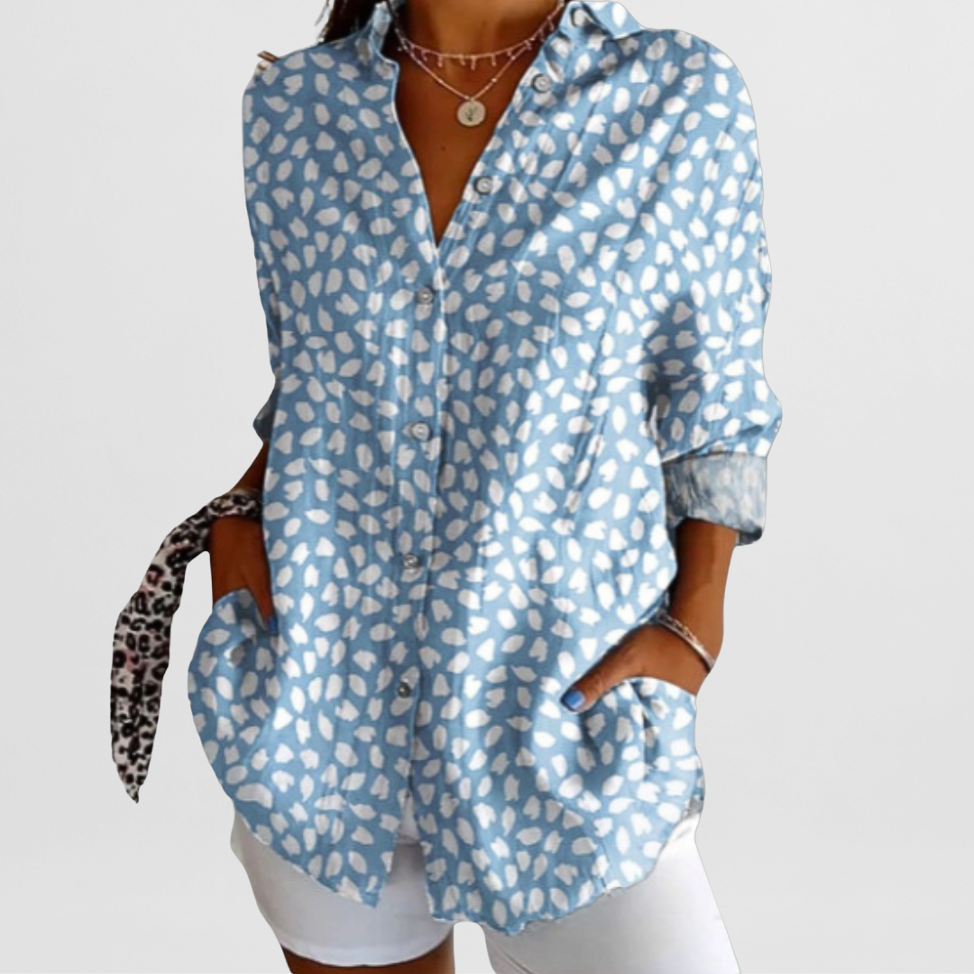 Hilda | Elegant Vintage Floral Blouse