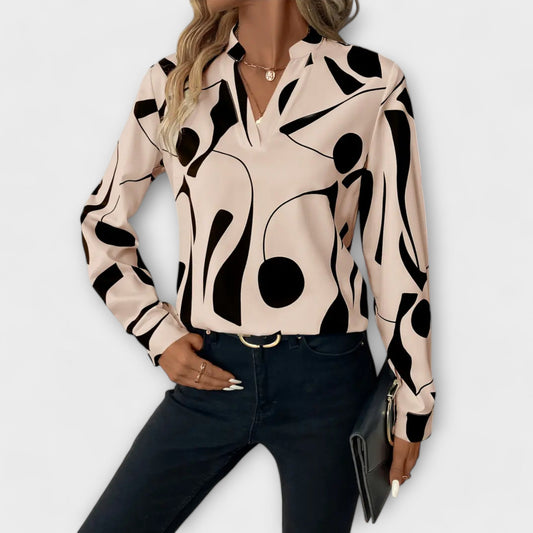 Zaylith | Elegant V-neck Blouse