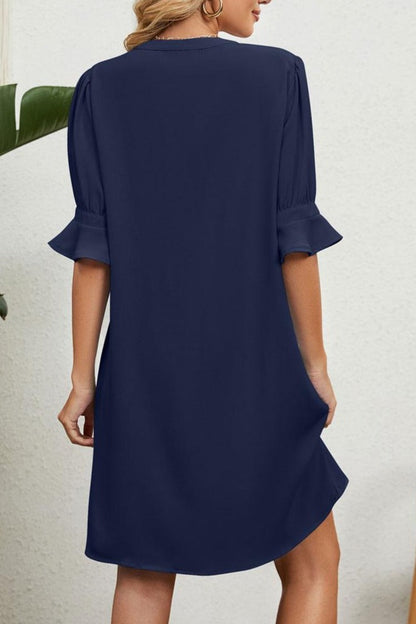 Norene | V-Neck Tunic Dress