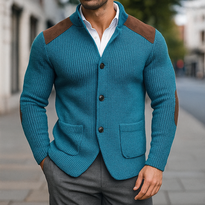 Zaymar | Chic Shoulder Patch Cardigan