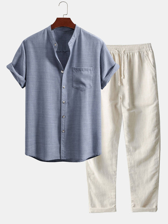 Seth | Classic Comfort Shirt and Pants Set