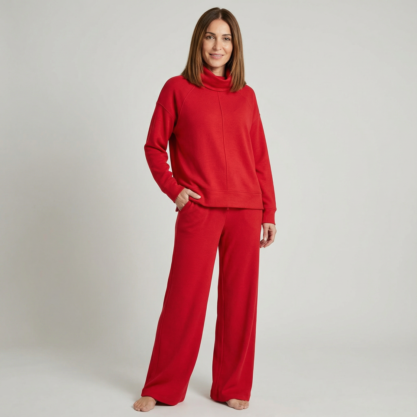 Rumie | Comfy Mock Neck Set