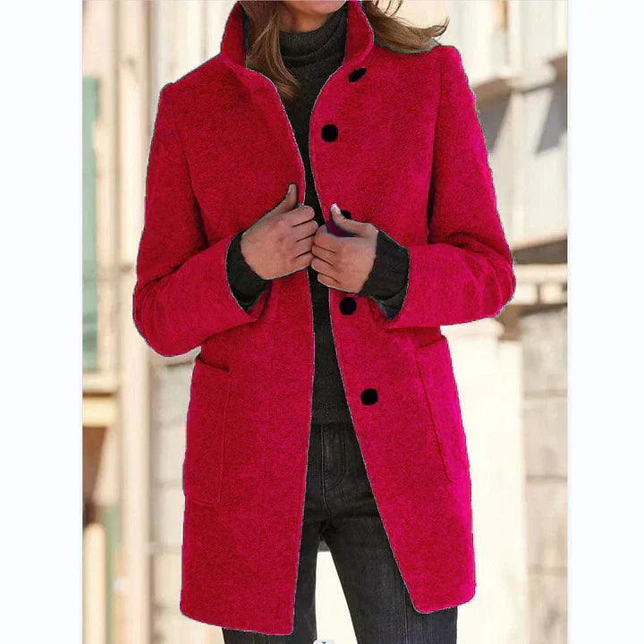 Ysa | Classic Stand Collar Button Coat