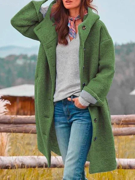 Rosenda | Hooded Textured Coat