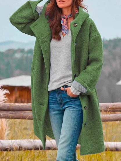 Rosenda | Hooded Textured Coat