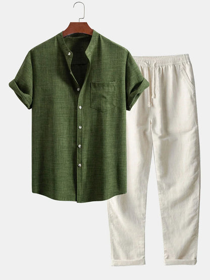 Seth | Classic Comfort Shirt and Pants Set
