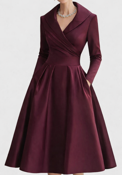 Marina | Elegant and Classic Midi Dress