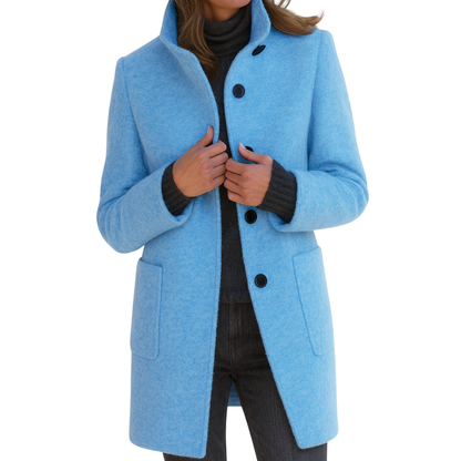 Aniela | Sleek High-Collar Coat