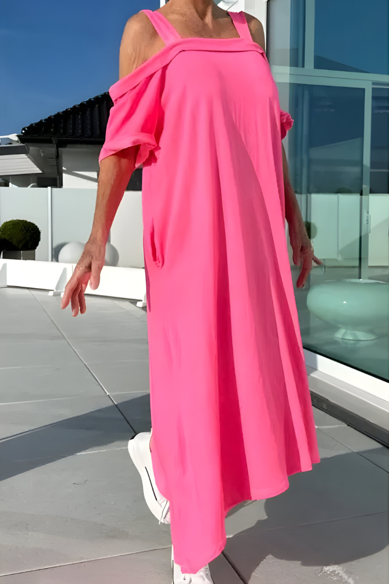 Novella | Effortless Off-Shoulder Maxi Dress