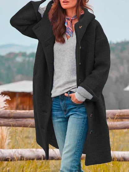 Rosenda | Hooded Textured Coat