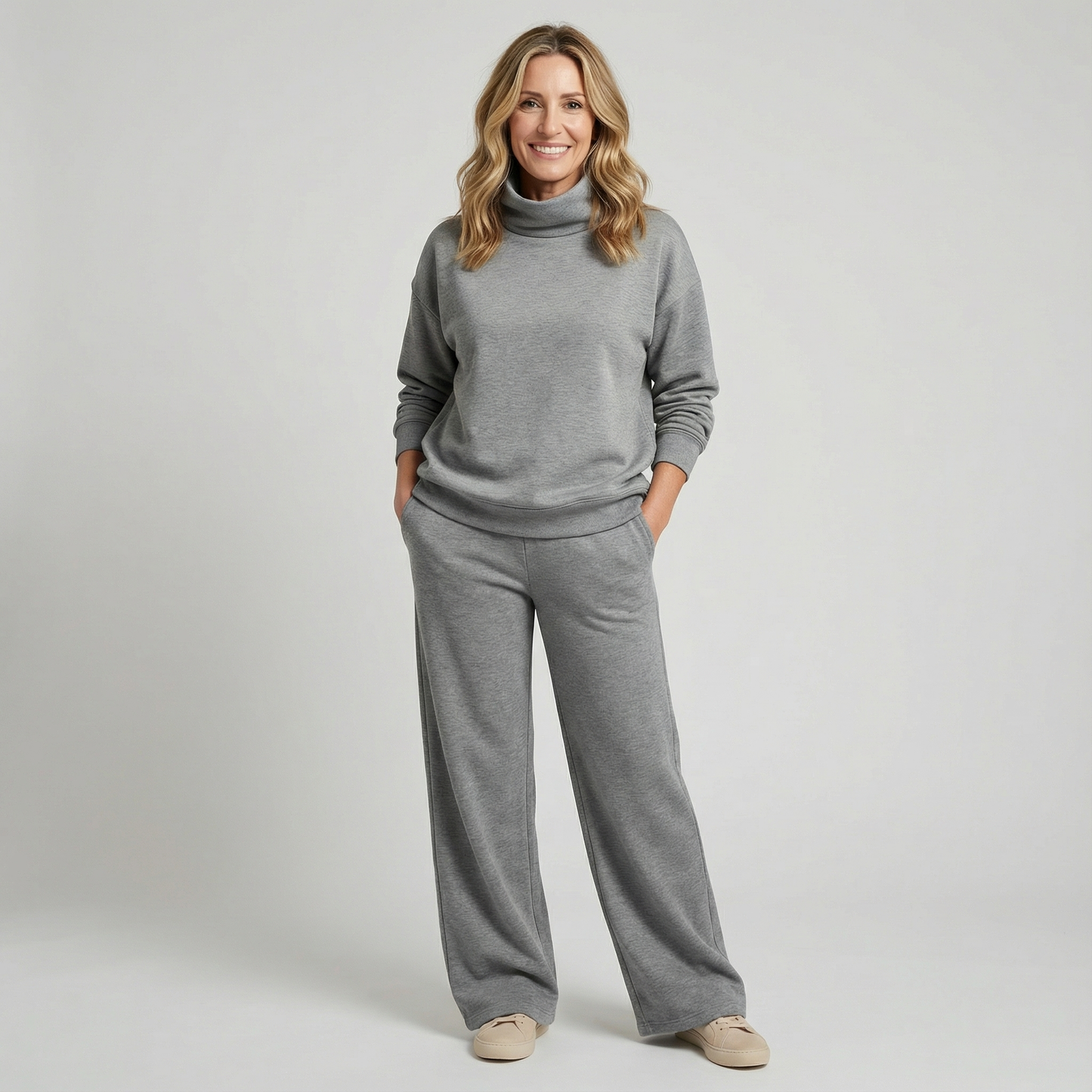 Rumie | Comfy Mock Neck Set