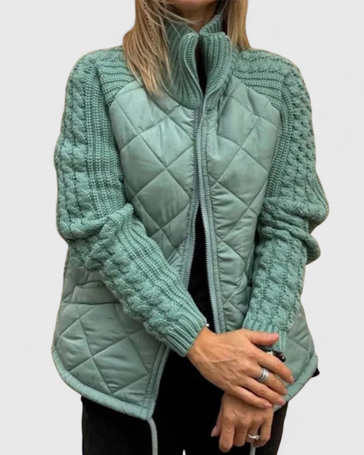 Nerisse | High-Neck Quilted Jacket
