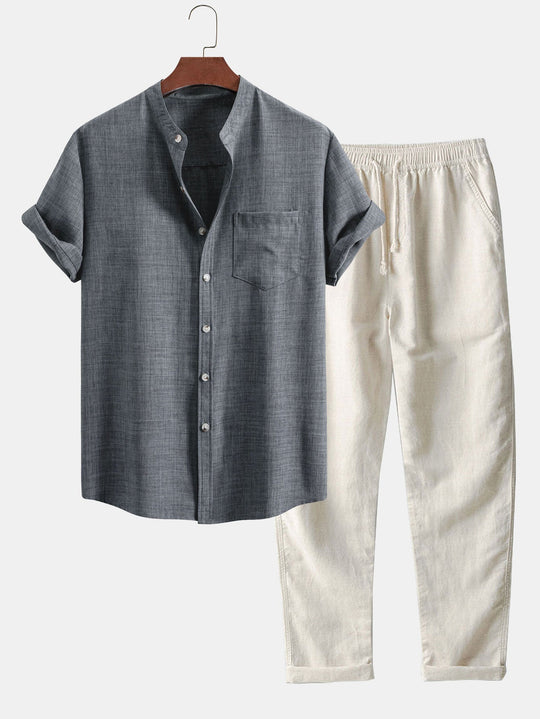 Seth | Classic Comfort Shirt and Pants Set