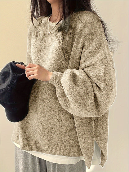 Aemie | Oversized Crewneck Sweater