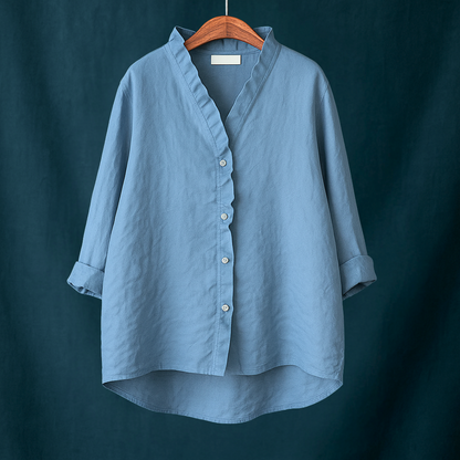 Joycelie | Cozy V-neck Blouse