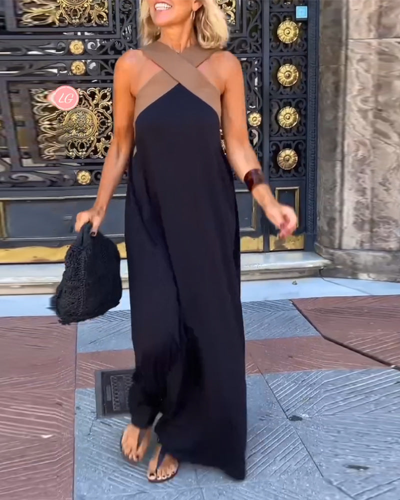 Claudinia | Halter Neck Summer Dress