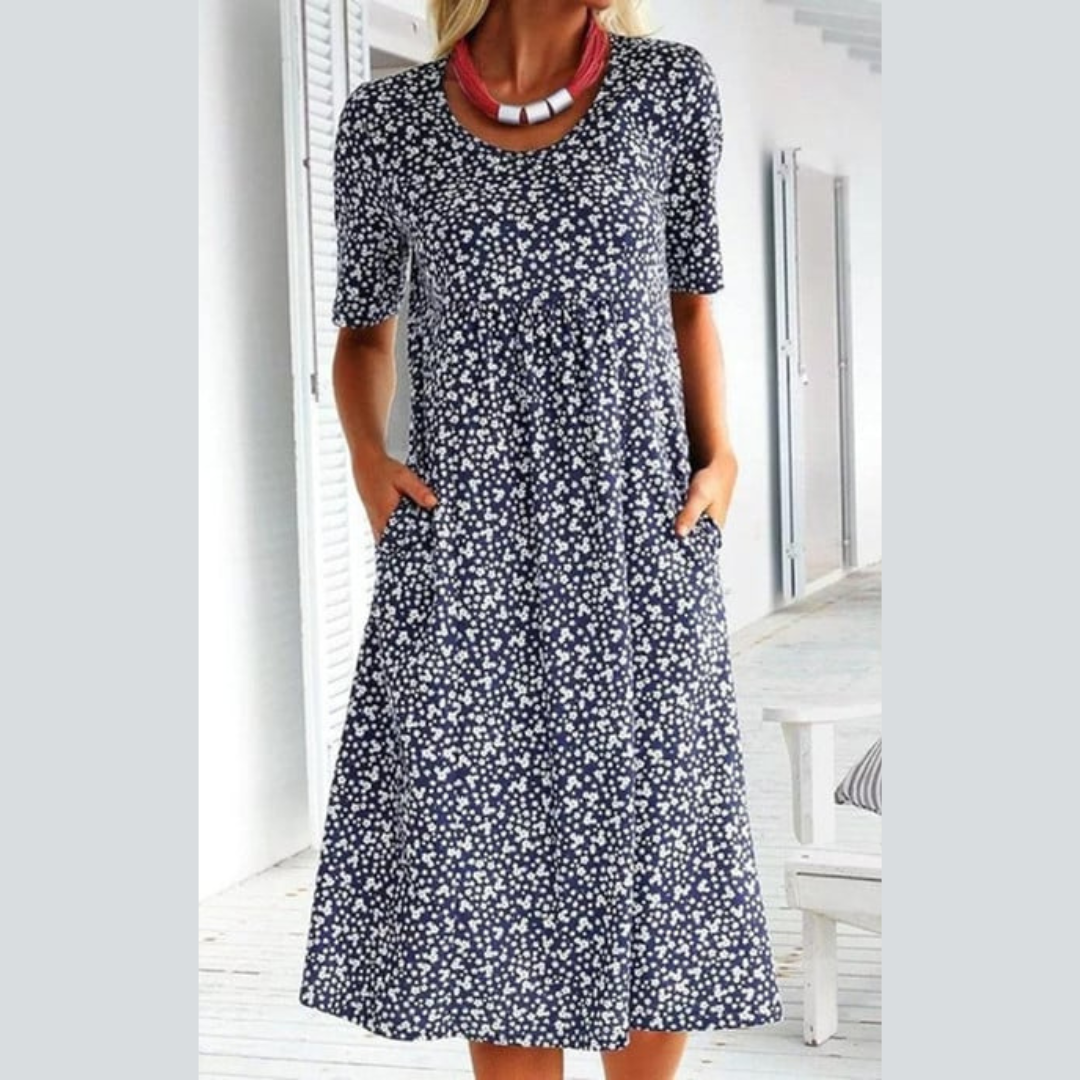 Ayesha | Fashion Floral Midi Dress