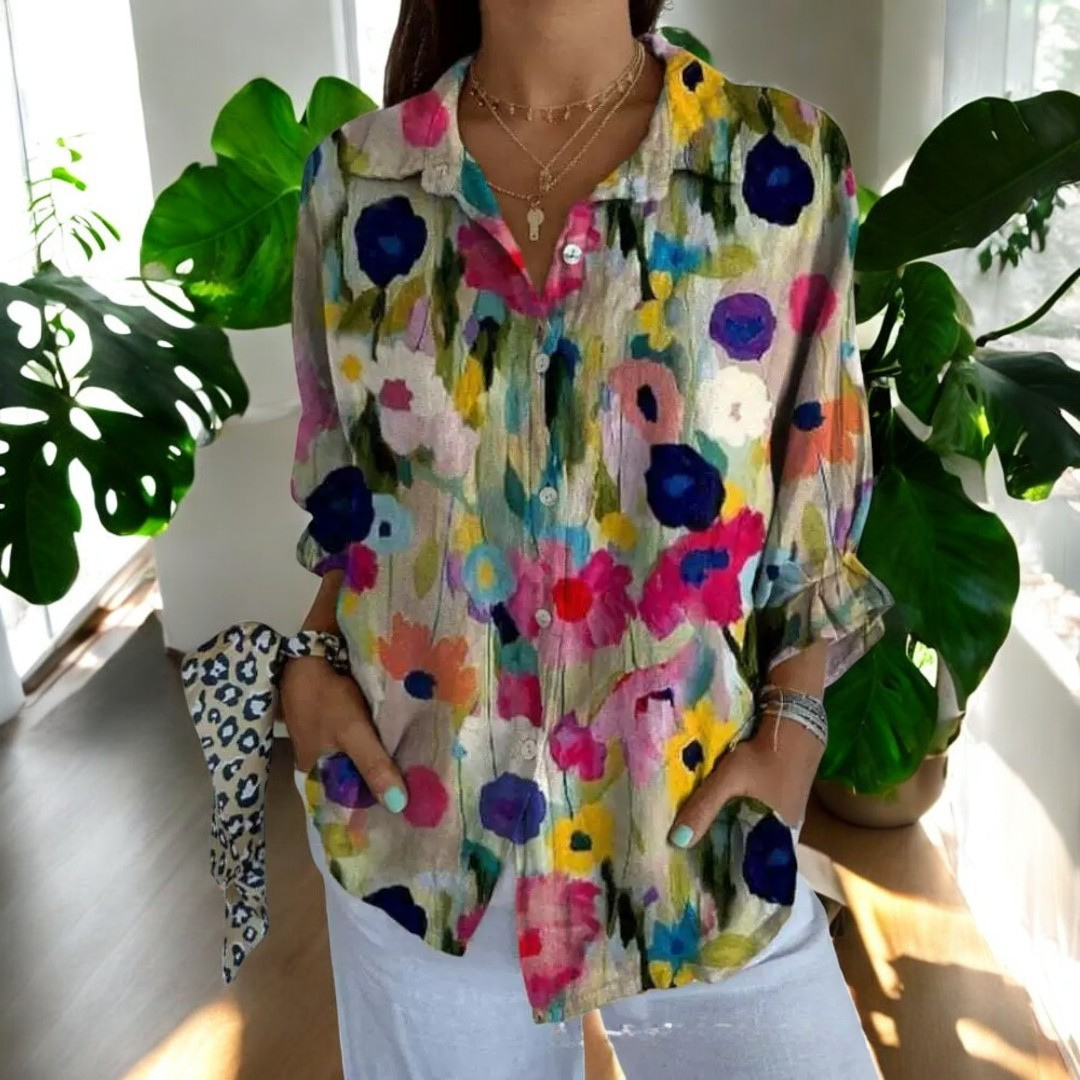 Irene | Stylish Floral Blouse