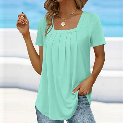 Nami | Flowy Square-Neck Blouse