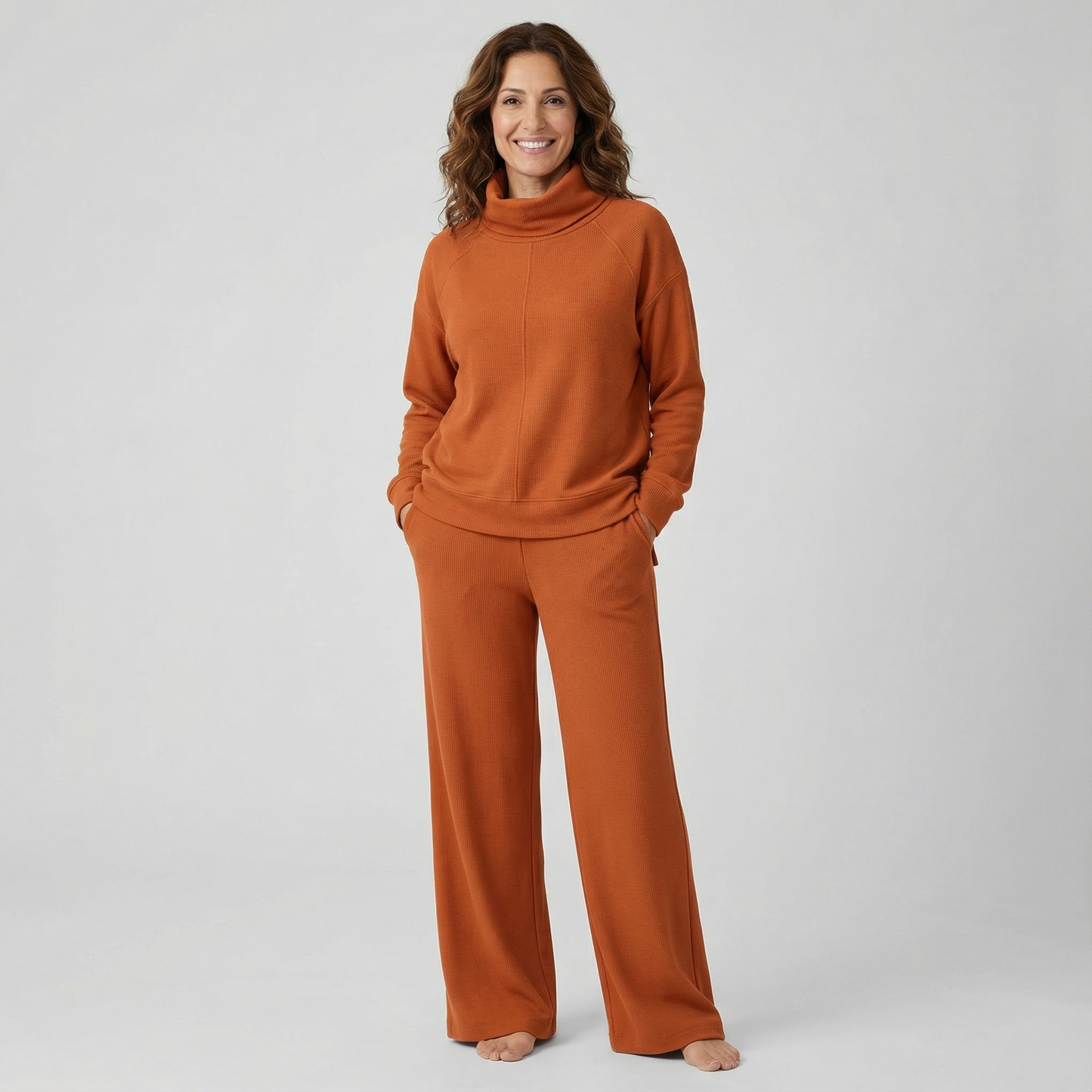 Rumie | Comfy Mock Neck Set