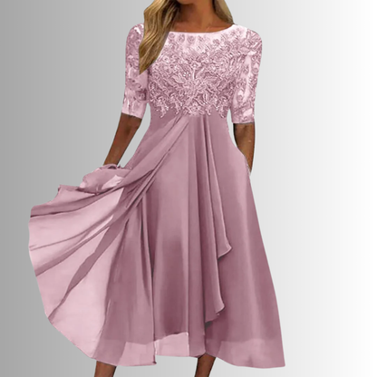 Rhain | Classic Embroidered Dress