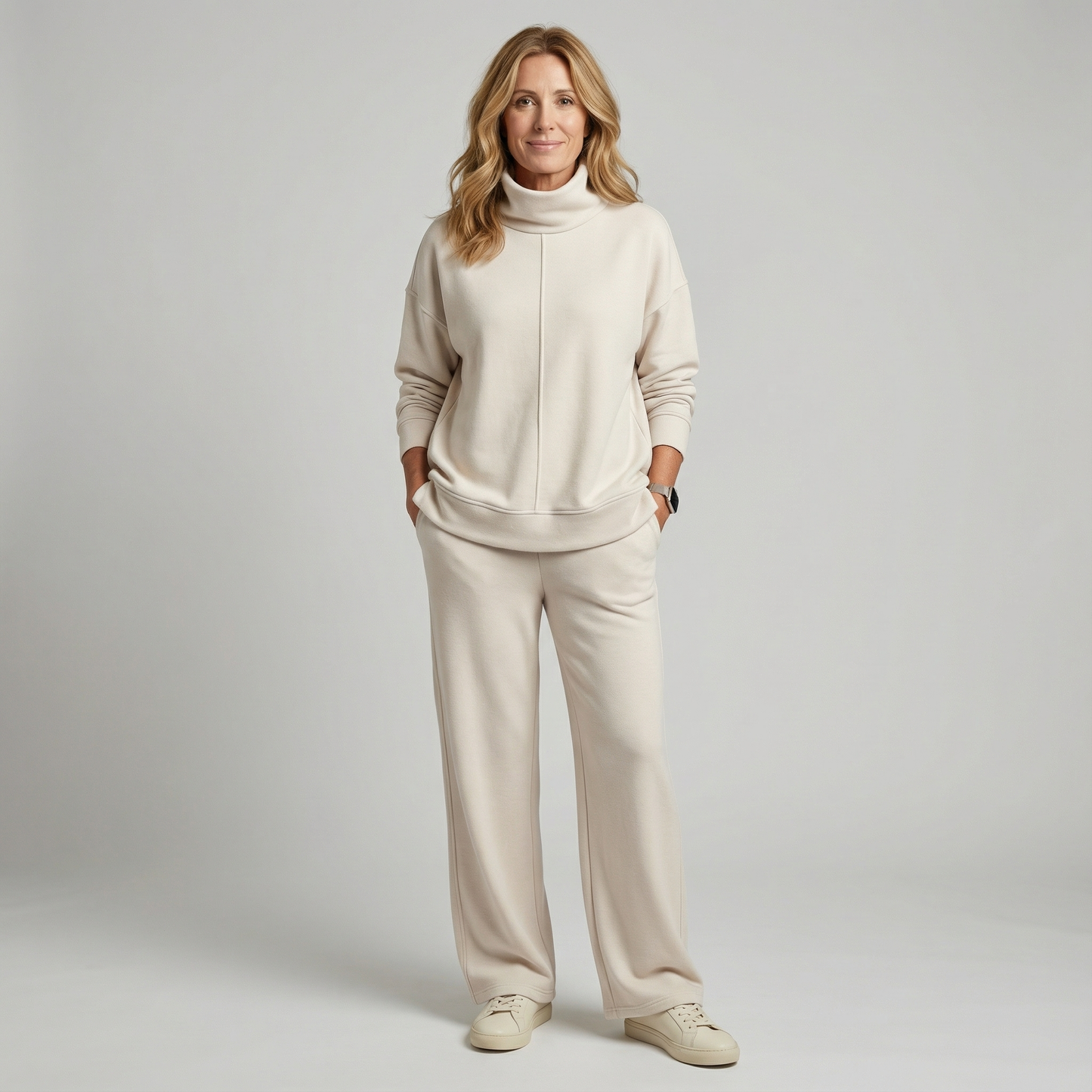Rumie | Comfy Mock Neck Set